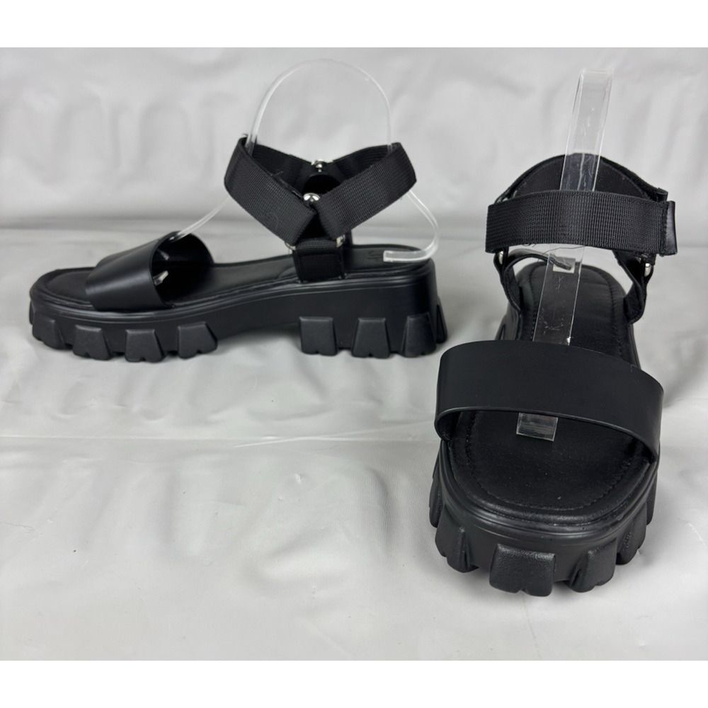 Justfab Women's Black Sandals
